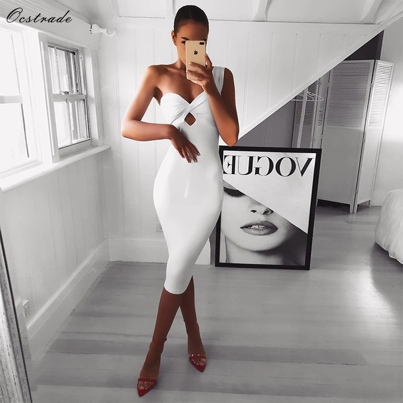 Ocstrade White Bandage Dresses 2019 New Arrivals One Shoulder Party Sexy Dress Women Bandage Bodycon Vestido Rayon
Ocstrade White Bandage Dresses 2019 New Arrivals One Shoulder Party Sexy Dress Women Bandage Bodycon Vestido Rayon