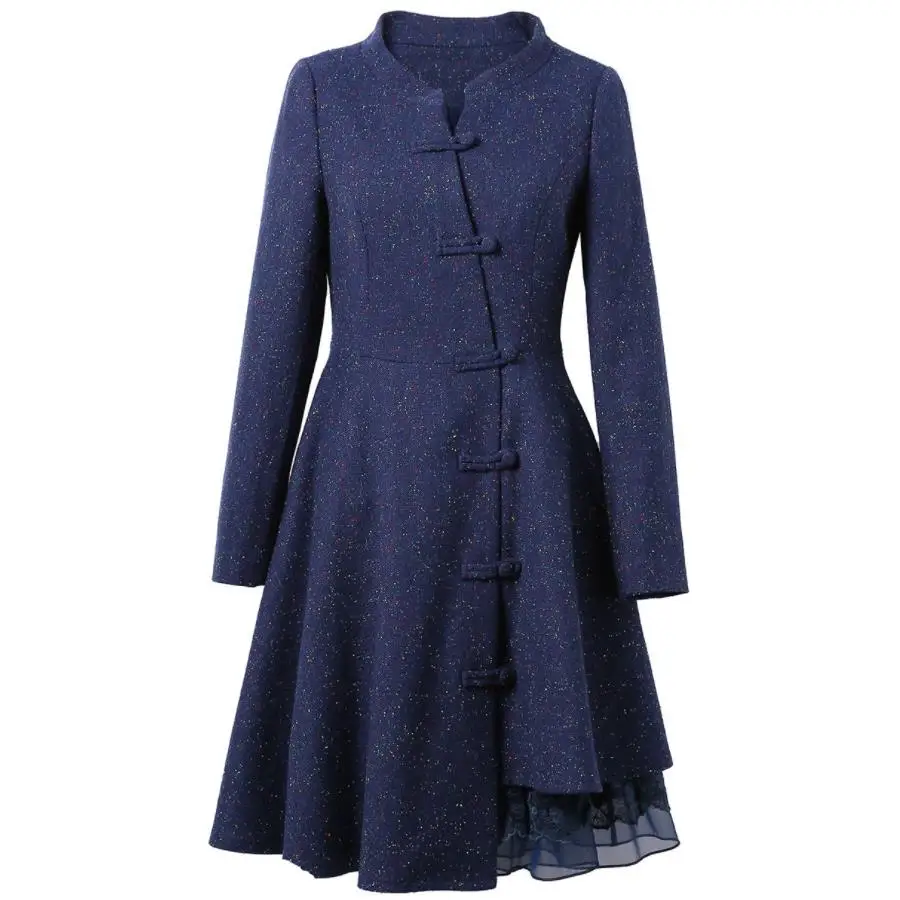 plus size 3XL!2019 Autumn Winter New Women Retro Temperamental Wool blends Coat Girl Lady Slim woolen coat
plus size 3XL!2019 Autumn Winter New Women Retro Temperamental Wool blends Coat Girl Lady Slim woolen coat