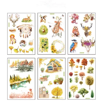 6 pcs/pack Leave Deer Tree Decorative Stationery Stickers Scrapbooking DIY Diary Album Stick
6 pcs/pack Leave Deer Tree Decorative Stationery Stickers Scrapbooking DIY Diary Album Stick