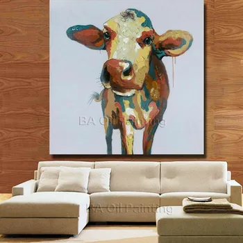 Cheap Chinese Canvas Art 100% Hand painted Modern Abstract Cow Oil Painting Modern Living Room Wall Decor Picture no Framed
Cheap Chinese Canvas Art 100% Hand painted Modern Abstract Cow Oil Painting Modern Living Room Wall Decor Picture no Framed