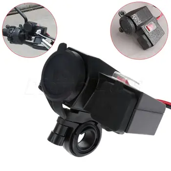 Yetaha New 5V/2.1A Motorcycle Dual USB Charger Power Adapter W/ Cigarette Lighter Power Socket Outlet for Honda Suzuki Yamaha
Yetaha New 5V/2.1A Motorcycle Dual USB Charger Power Adapter W/ Cigarette Lighter Power Socket Outlet for Honda Suzuki Yamaha
