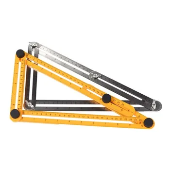 Four-Sided Ruler Measuring Instrument Template Angle Tool Folding Multifunctional Plastic Angle Ruler Accurate Measurement Tool
Four-Sided Ruler Measuring Instrument Template Angle Tool Folding Multifunctional Plastic Angle Ruler Accurate Measurement Tool