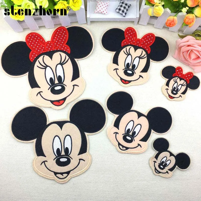 Cartoon Kids Minnie Mickey Iron On Patches Clothes Patches For Clothing Girls Boys Baby Embroidered patches
Cartoon Kids Minnie Mickey Iron On Patches Clothes Patches For Clothing Girls Boys Baby Embroidered patches