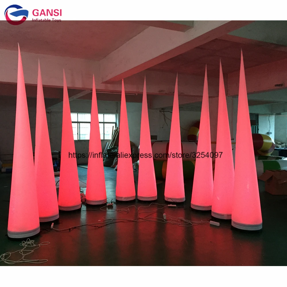 Party decoration 3m lighting cone inflatable tusk,oxford cloth inflatable column with led light
Party decoration 3m lighting cone inflatable tusk,oxford cloth inflatable column with led light