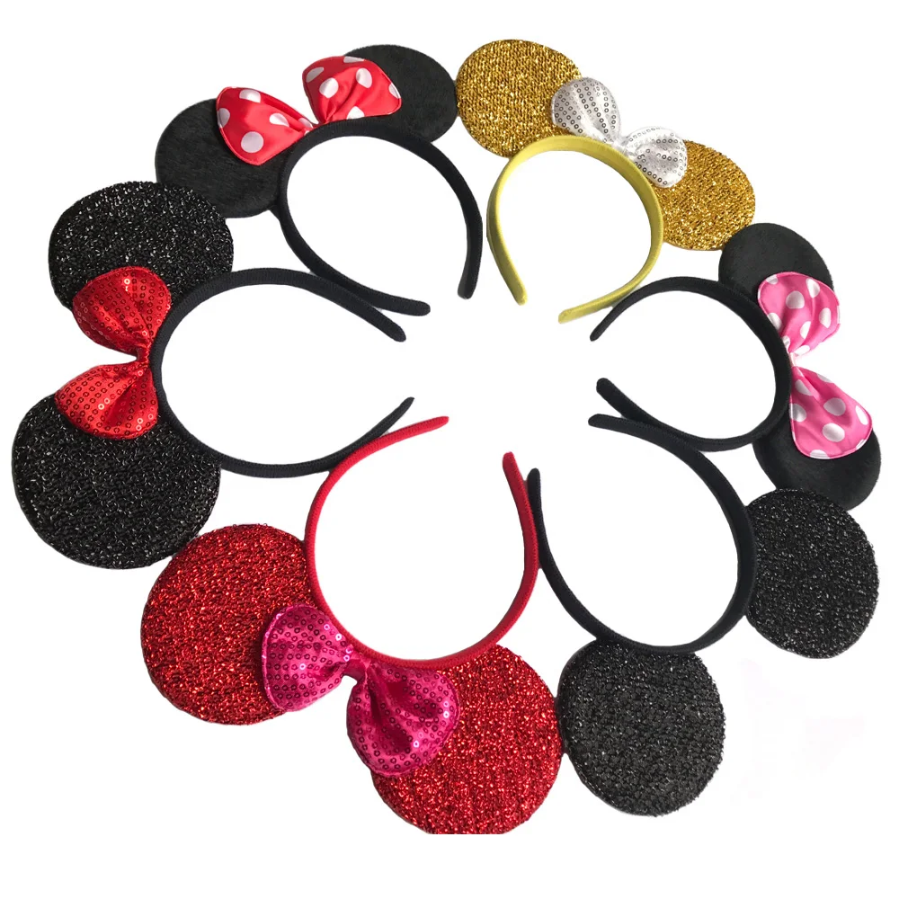 6 pcs Hair Accessories Minnie/Mickey Ears Solid Black&Bow Headband Boys Girls Headwear for Birthday Party or Celebrations
6 pcs Hair Accessories Minnie/Mickey Ears Solid Black&Bow Headband Boys Girls Headwear for Birthday Party or Celebrations