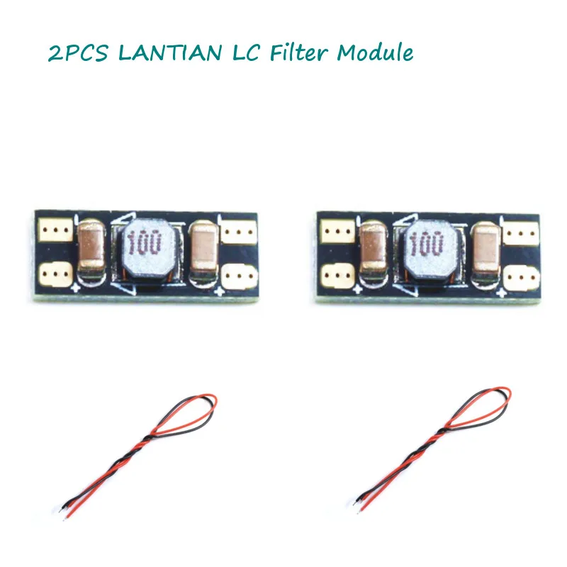 2PCS LANTIAN LC Filter Module DC Power Video Signal Wave Filter 1S-6S For FPV System RC Drone Racing Racer Helicopter Airplane
2PCS LANTIAN LC Filter Module DC Power Video Signal Wave Filter 1S-6S For FPV System RC Drone Racing Racer Helicopter Airplane