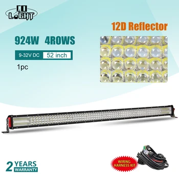 CO LIGHT 12D Straight Led Bar 52" 924W Offroad LED Light Bar Combo Led Work Light Bar 12V 24V for Auto Lada ATV Truck 4X4 Pickup
CO LIGHT 12D Straight Led Bar 52" 924W Offroad LED Light Bar Combo Led Work Light Bar 12V 24V for Auto Lada ATV Truck 4X4 Pickup