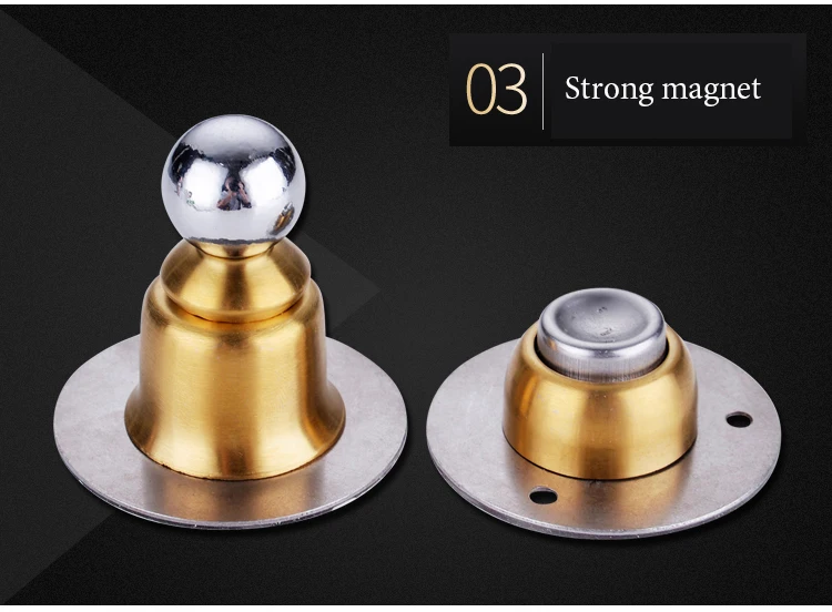 KAK Stainless Steel Magnetic Door Stopper Sticker Toilet Glass Hidden Door Holders Catch Floor Nail-free Doorstop Door Hardware KAK Stainless Steel Magnetic Door Stopper Sticker Toilet Glass Hidden Door Holders Catch Floor Nail-free Doorstop Door Hardware
