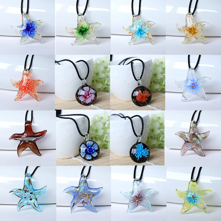 Rinhoo Trendy Shiny Pendants Choker Necklace New Hot Starfish Flower Round Glass Necklaces Women Jewelry Beach Gift Top Quality
Rinhoo Trendy Shiny Pendants Choker Necklace New Hot Starfish Flower Round Glass Necklaces Women Jewelry Beach Gift Top Quality