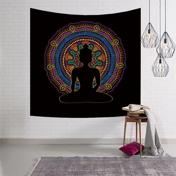 Indian Mandala Tapestry Buddha Meditation Wall Decor Painting Wall Hanging Black Bedspread Beach Mat
Indian Mandala Tapestry Buddha Meditation Wall Decor Painting Wall Hanging Black Bedspread Beach Mat