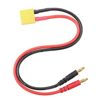 XT90 To 4mm Banana Plugs Battery Charge Cable Lipo Charger Lead 40cm 12AWG/14AWG For Imax B6
XT90 To 4mm Banana Plugs Battery Charge Cable Lipo Charger Lead 40cm 12AWG/14AWG For Imax B6
