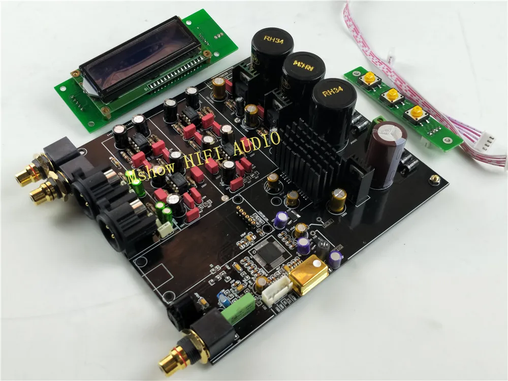 ES9028 ES9028PRO DAC I2S 384K DSD XLR Высокое качество Hi Fi аудио + TCXO 0.1PPM совместимый Amanero или XMOS XU208