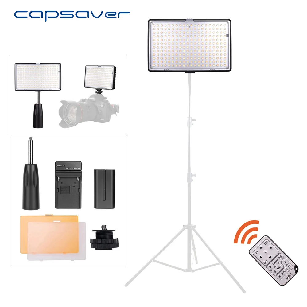 capsaver TL-240S LED Video Light Handheld Studio Light Panel Lamp 3200K/5600K CRI93 240 LEDs Photography Lighting for Photo
capsaver TL-240S LED Video Light Handheld Studio Light Panel Lamp 3200K/5600K CRI93 240 LEDs Photography Lighting for Photo