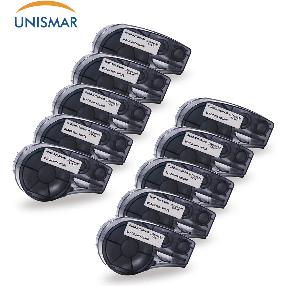 10PCS M21-500-488 Polyester B-488 Polyester Labels Tape Compatible for Brady MP 21 PID PAL LABPAL Label Printer Black on White
10PCS M21-500-488 Polyester B-488 Polyester Labels Tape Compatible for Brady MP 21 PID PAL LABPAL Label Printer Black on White