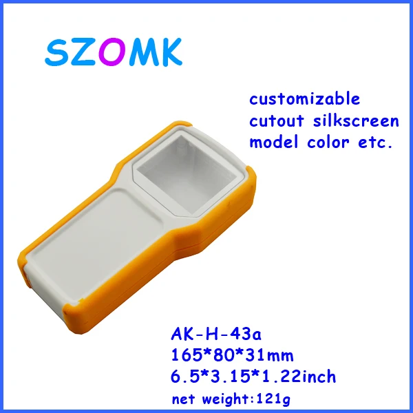 1 piece, plastic box for electronics project 165*80*31mm6.50*3.15*1.22inch handheld enclosure electro shocker
1 piece, plastic box for electronics project 165*80*31mm6.50*3.15*1.22inch handheld enclosure electro shocker