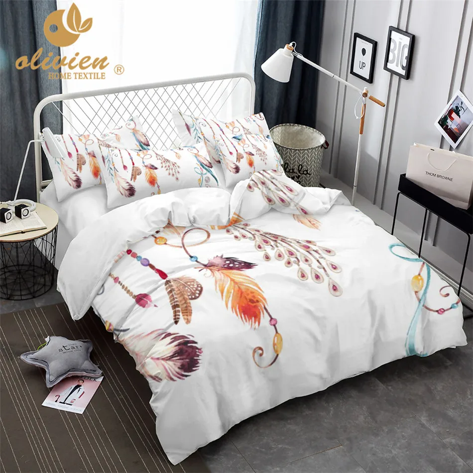 Dream Catcher Comforter Bedding Sets Feather Duvet Cover Queen