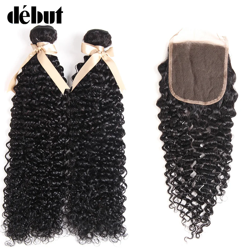 Debut Brazilian Hair Weave Bundles With Closure 10-26 Inch Jerry Curl Wave With 4*4 Free Part Closure Non Remy Hair Extension
Debut Brazilian Hair Weave Bundles With Closure 10-26 Inch Jerry Curl Wave With 4*4 Free Part Closure Non Remy Hair Extension