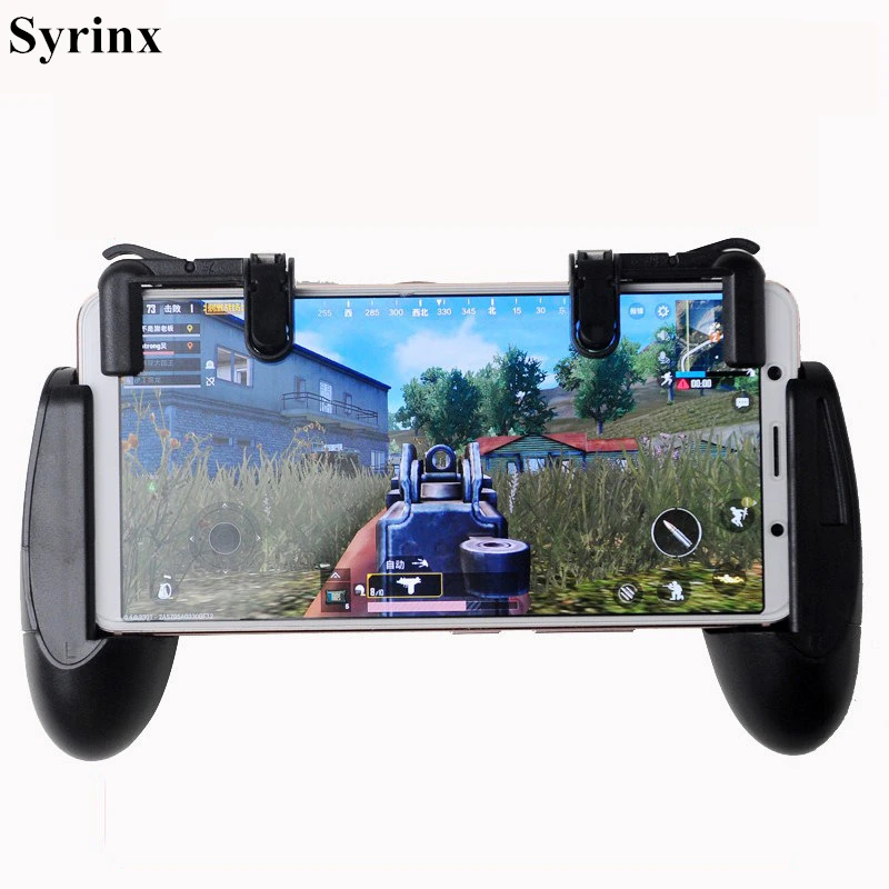 Gamepad Trigger Fire Button Aim Key Smart phone Mobile Games Shooter Controller For PUBG Stand for Iphone X Samsun Holder Handle
Gamepad Trigger Fire Button Aim Key Smart phone Mobile Games Shooter Controller For PUBG Stand for Iphone X Samsun Holder Handle