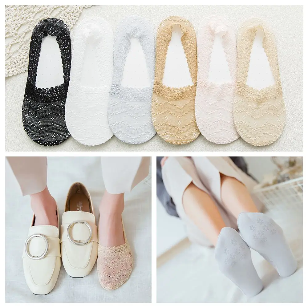 1 Pair 2019 Fashion Women Summer Cotton Blend Antiskid Invisible Low Cut Boat Socks Toe Ankle Socks Flower Lace Hosiery
1 Pair 2019 Fashion Women Summer Cotton Blend Antiskid Invisible Low Cut Boat Socks Toe Ankle Socks Flower Lace Hosiery