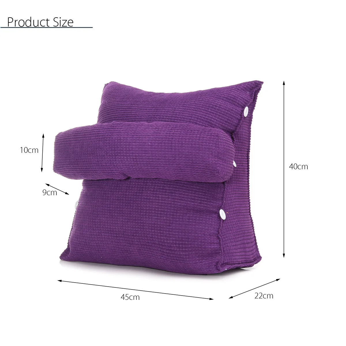 Comfortable Bed Triangular Reading Pillow For Living Room Bed