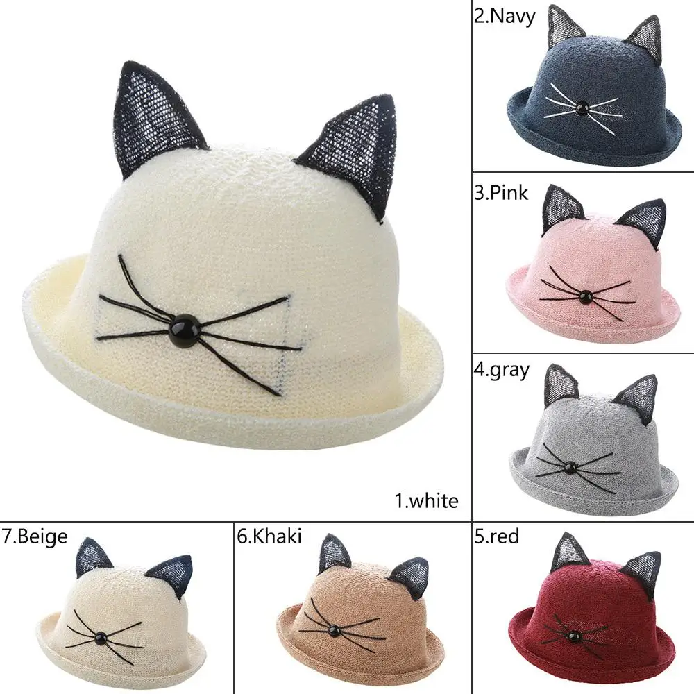 Summer Straw Children Bucket Hat Kitten Parent-child Child Sunshade Beach Cap Girls Brim Wide Brim Kids Sun Hat Accessories
Summer Straw Children Bucket Hat Kitten Parent-child Child Sunshade Beach Cap Girls Brim Wide Brim Kids Sun Hat Accessories