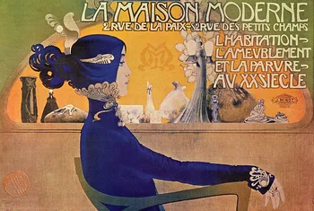 vintage art reproduction modern decorative mural prints La Maison Moderne lady in blue vintage posters canvas painting
vintage art reproduction modern decorative mural prints La Maison Moderne lady in blue vintage posters canvas painting