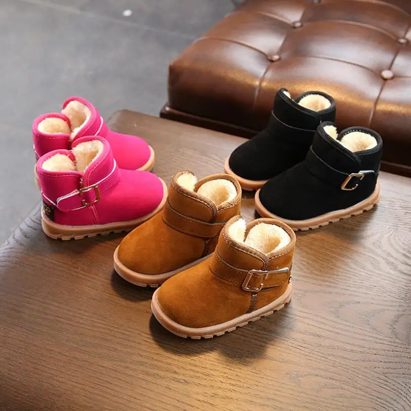 Kids Velvet Winter Snow Boots 2019 Warm Plush Boys Shoes Girls Ankle Boots Children Non-Slip Buckle Gray Shoes School Flat
Kids Velvet Winter Snow Boots 2019 Warm Plush Boys Shoes Girls Ankle Boots Children Non-Slip Buckle Gray Shoes School Flat
