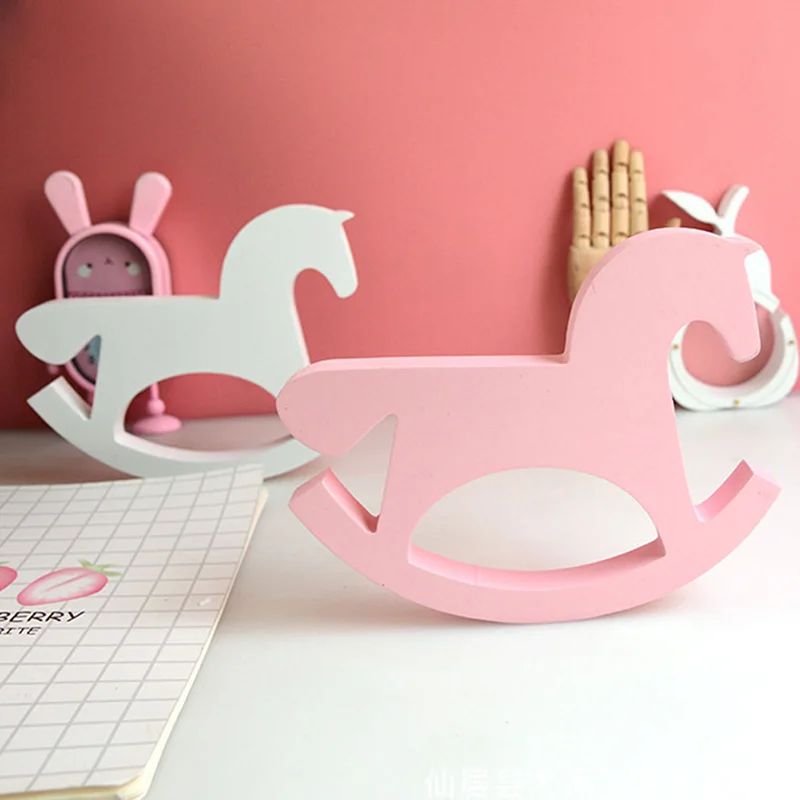 1Pc White Wooden Rocking Horse Balance Home Decor Kids Toys Wood Crafts Small Horse Hand Carved Gifts Children's Room Decoration
1Pc White Wooden Rocking Horse Balance Home Decor Kids Toys Wood Crafts Small Horse Hand Carved Gifts Children's Room Decoration
