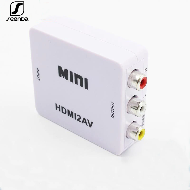 1080P HDMI TO AV Scaler Adapter Cable Box HD Video Converter Box HDMI2AV Support NTSC PAL HDMI to RCA AV/CVSB L/R
1080P HDMI TO AV Scaler Adapter Cable Box HD Video Converter Box HDMI2AV Support NTSC PAL HDMI to RCA AV/CVSB L/R