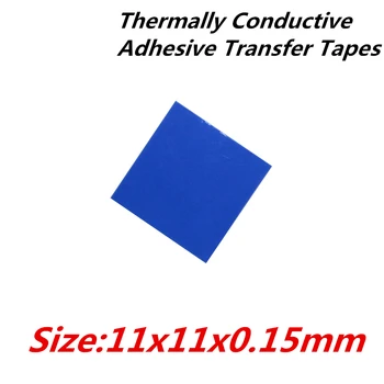 100pcs/lot 11x11mm Thermally Conductive Double Adhesive Transfer Tapes for heatsink radiator cooling 
100pcs/lot 11x11mm Thermally Conductive Double Adhesive Transfer Tapes for heatsink radiator cooling