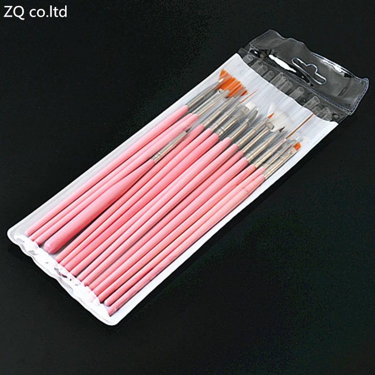 Nail Art Brushes 15pcs/Set White and Pink Decorations Gel Painting Pen Nail Brush Professional Nail Equipment Drawing Tool
Nail Art Brushes 15pcs/Set White and Pink Decorations Gel Painting Pen Nail Brush Professional Nail Equipment Drawing Tool