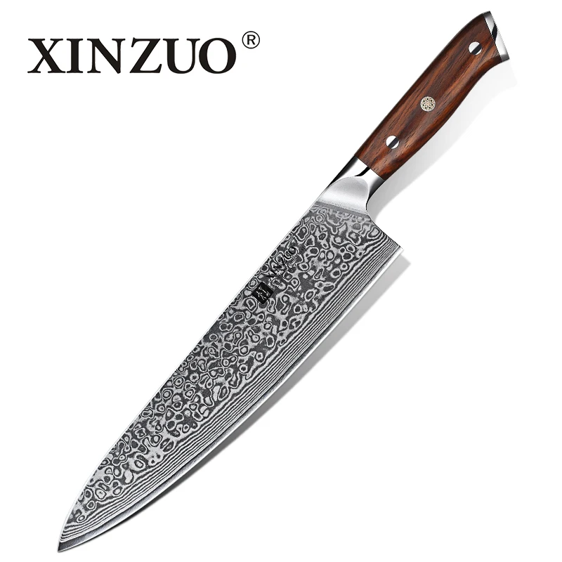 XINZUO 10 inch Chef Knife Japanese Damascus Steel Kitchen Knives Best Quality Professional Gyuto Knife For Hotel and Restaurant
XINZUO 10 inch Chef Knife Japanese Damascus Steel Kitchen Knives Best Quality Professional Gyuto Knife For Hotel and Restaurant