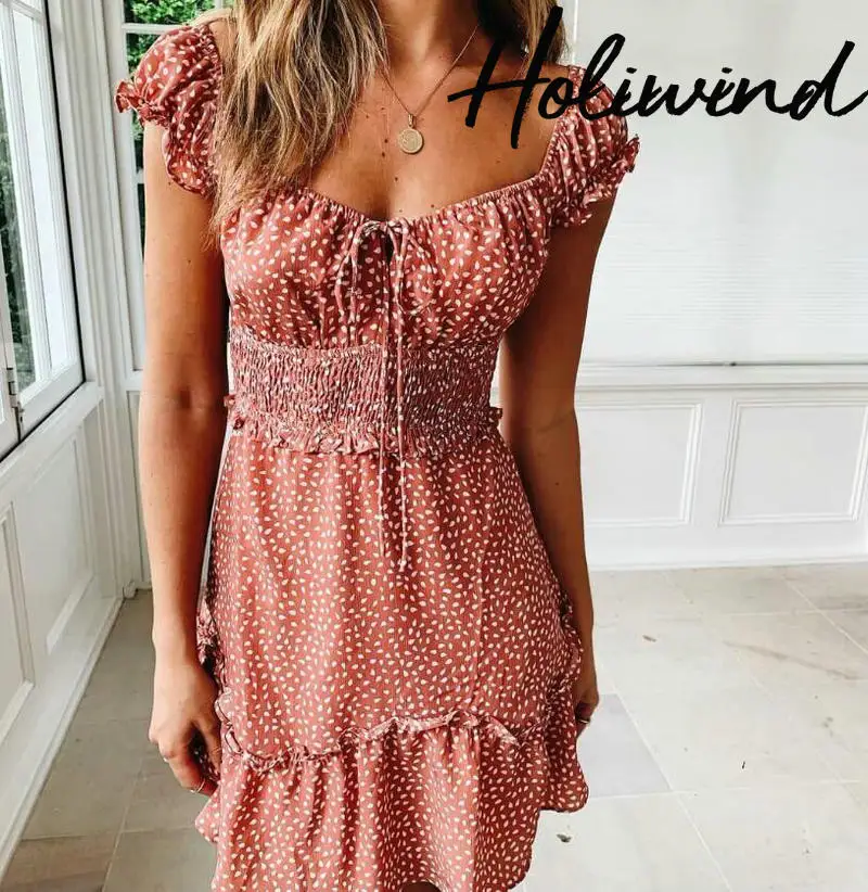 2019 Summer Women Off Shoulder Mini Dress Sexy Dots Beach Dress Elastic Waist Vintage Dress
2019 Summer Women Off Shoulder Mini Dress Sexy Dots Beach Dress Elastic Waist Vintage Dress