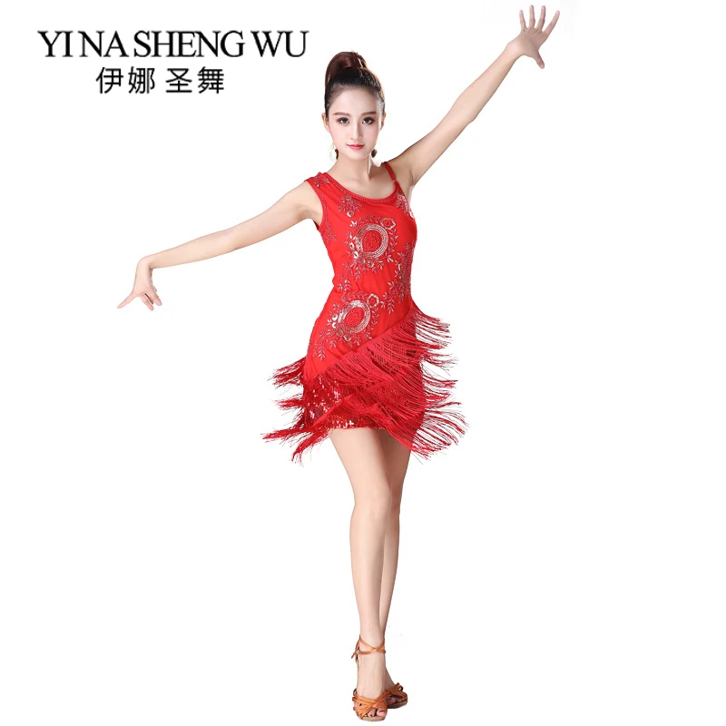 New Sequin Bead Dance Party Skirt Latin Cha Cha Competition Tassel Skirt Embroidery Dance Costumes Zipper Sleeveless Dance Dress
New Sequin Bead Dance Party Skirt Latin Cha Cha Competition Tassel Skirt Embroidery Dance Costumes Zipper Sleeveless Dance Dress