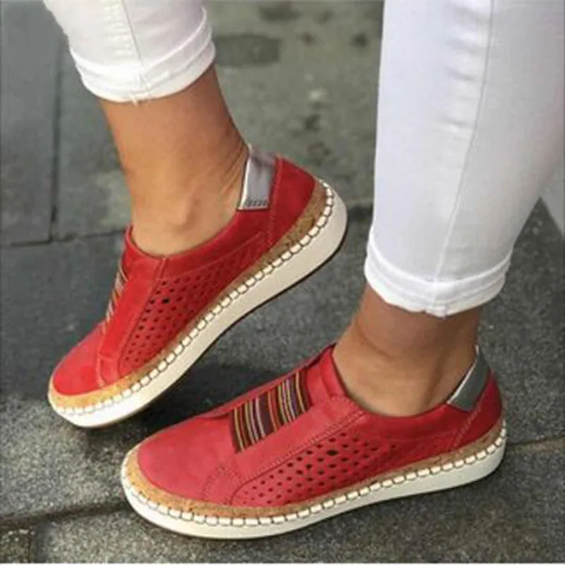 Cheap Slip On Women Sneakers Shallow Loafers Vulcanized Shoes Breathable Hollow Out Female Casual Flats Ladies Comfortable
Cheap Slip On Women Sneakers Shallow Loafers Vulcanized Shoes Breathable Hollow Out Female Casual Flats Ladies Comfortable