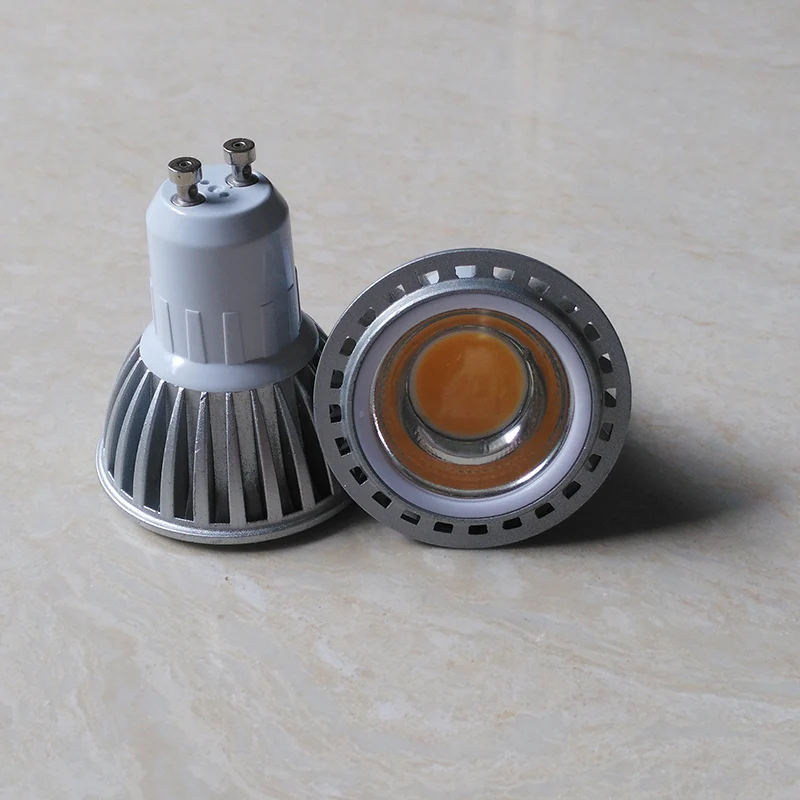 High bright GU10 COB 5W Warm white LED spotlight lamp 85-265V hotel light home light lamp replace 50W halogen bulb
High bright GU10 COB 5W Warm white LED spotlight lamp 85-265V hotel light home light lamp replace 50W halogen bulb