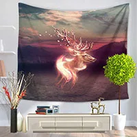Elk-Tapestry-Painting-Mandala-Tapestry-Beach-Table-Cloth-Hippie-Blanket-Scenery-Decoration-150x130cm-Tapestry-Wall-Hanging