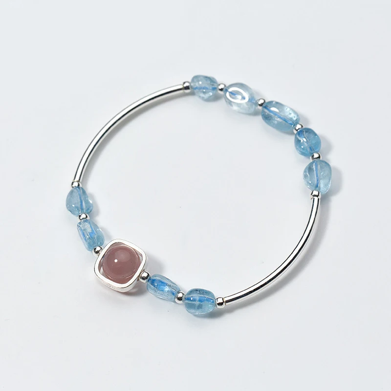 MloveAcc Brand 925 Sterling Silver Bacelet for Women Fashion Crystal Beads Original Elastic Bracelet Jewelry Lover's Gift
MloveAcc Brand 925 Sterling Silver Bacelet for Women Fashion Crystal Beads Original Elastic Bracelet Jewelry Lover's Gift