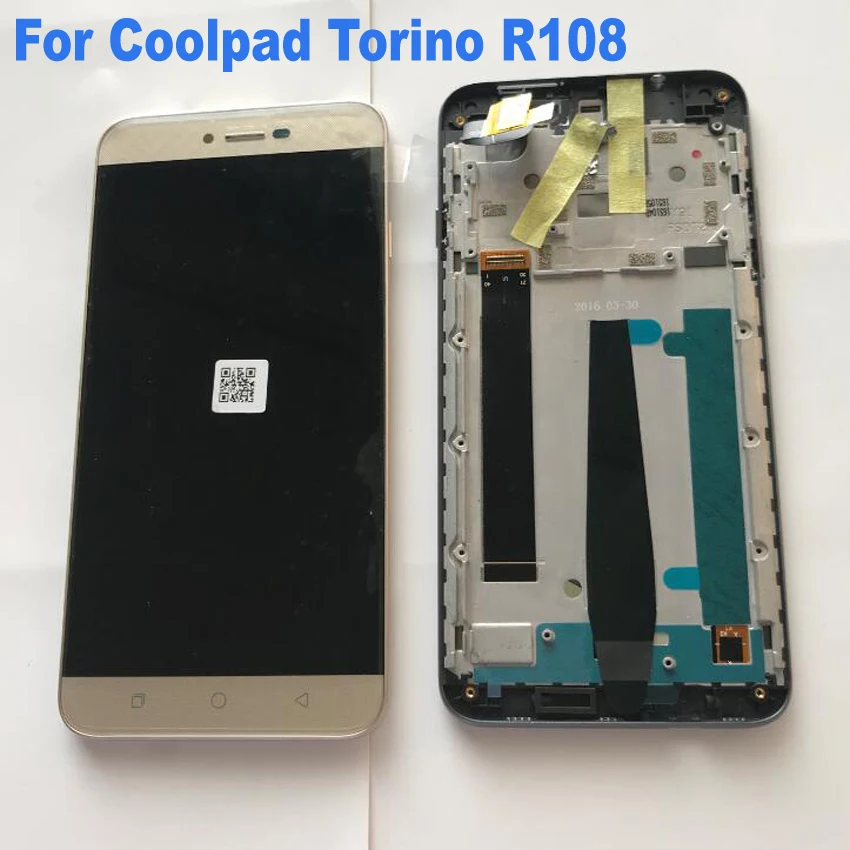 LTPro Original LCD Touch Screen Digitizer Assembly with frame For Coolpad Torino R108 Phone Display Panel Parts
LTPro Original LCD Touch Screen Digitizer Assembly with frame For Coolpad Torino R108 Phone Display Panel Parts
