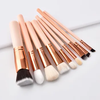 9pcs High Quality Wood Makeup Brushes Skin Gold Make Up Cosmetic Kwasten Sets Blending Powder Eyebrow Eyeshadow Brushes
9pcs High Quality Wood Makeup Brushes Skin Gold Make Up Cosmetic Kwasten Sets Blending Powder Eyebrow Eyeshadow Brushes