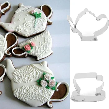 Delidge 2pcs/set Teapot Stainless Steel Cookie Cutter Tea Cup Mold DIY Fondant Pastry Biscuit Cake Baking Decorating Tools
Delidge 2pcs/set Teapot Stainless Steel Cookie Cutter Tea Cup Mold DIY Fondant Pastry Biscuit Cake Baking Decorating Tools