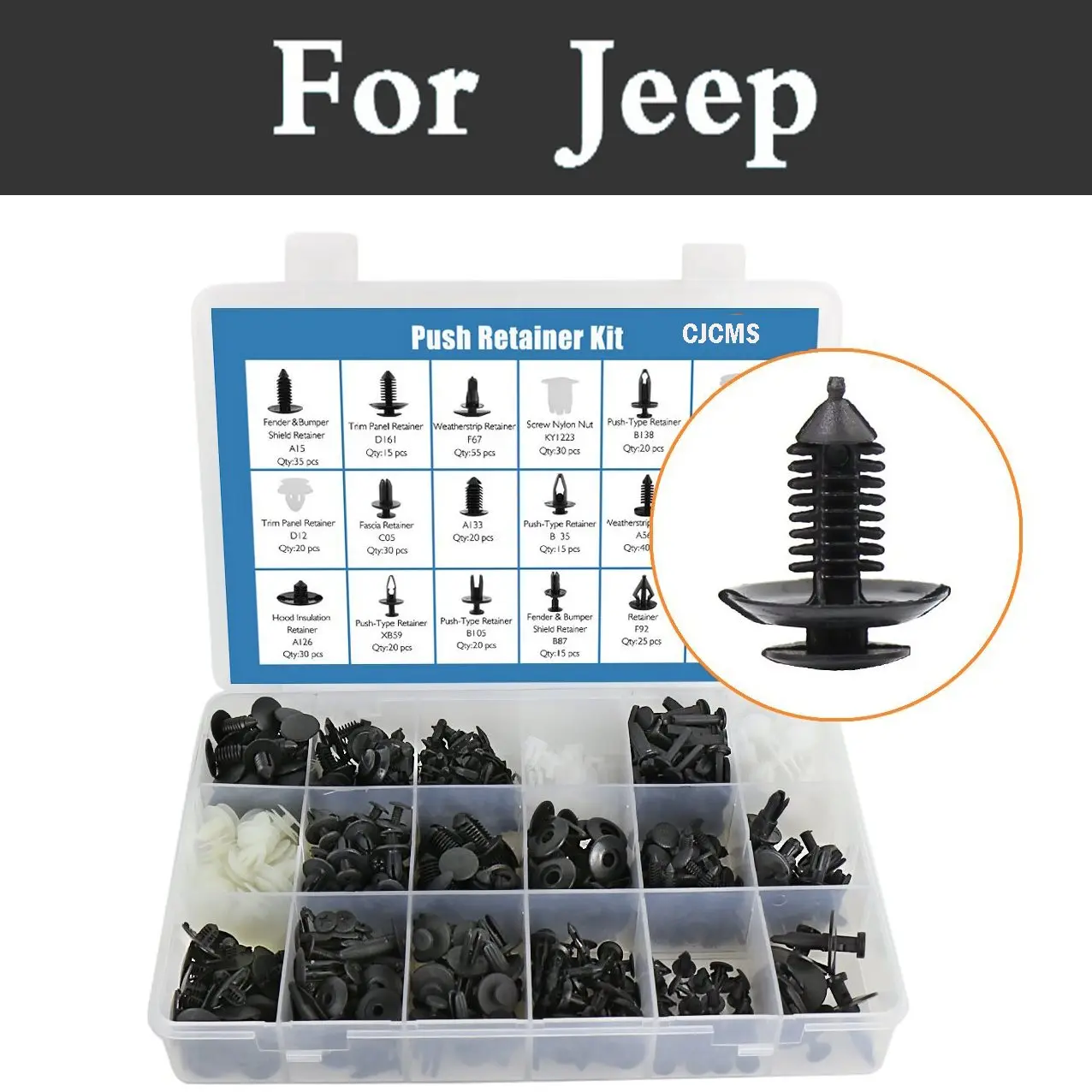 Car Push Pin Retainer Clip Fastener Tool Kit 415pcs Storage Fastener Rivet Clips For Jeep Liberty Renegade Wrangler Commander
Car Push Pin Retainer Clip Fastener Tool Kit 415pcs Storage Fastener Rivet Clips For Jeep Liberty Renegade Wrangler Commander