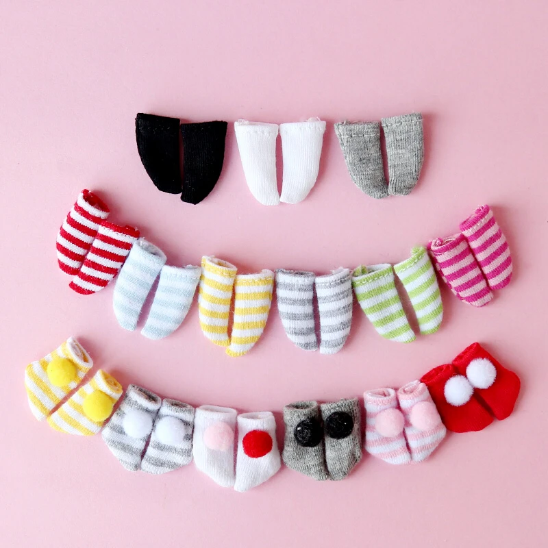 1Pairs Candy Colors Doll Stripe Socks for OB11 1/12 BJD obitsu 11 Doll Short Socks for Doll Shoes Accessories
1Pairs Candy Colors Doll Stripe Socks for OB11 1/12 BJD obitsu 11 Doll Short Socks for Doll Shoes Accessories
