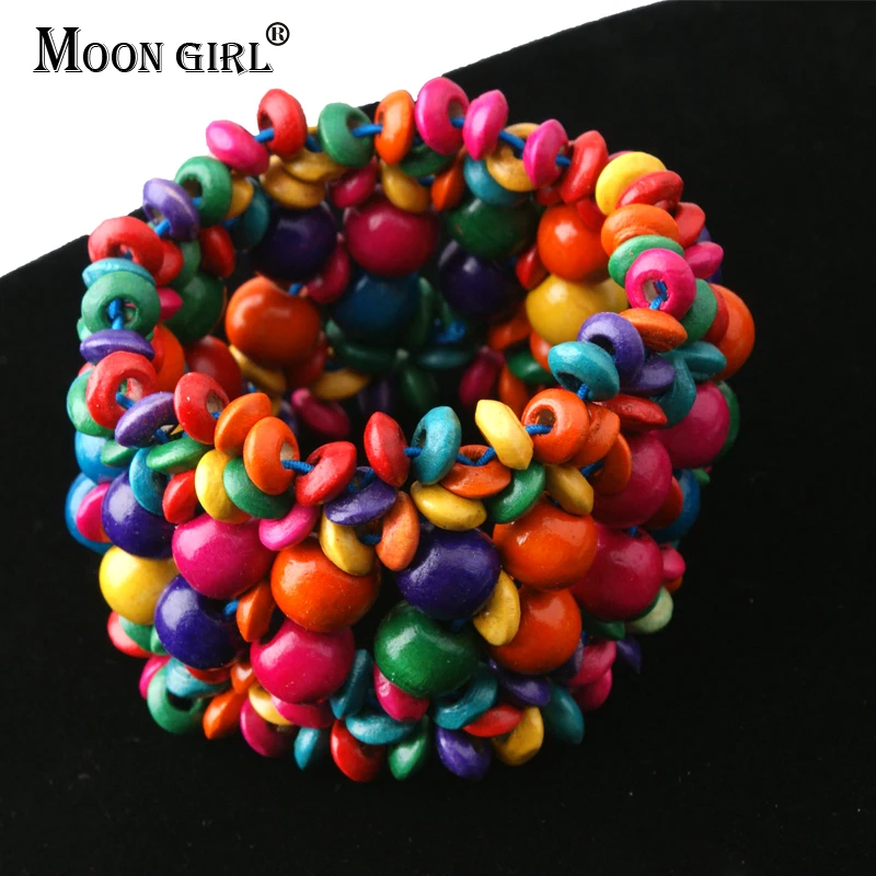 2017 Bohemia Designer charm bracelet Fashion jewelry from india Wood Beads rubber bands bracelets & bangles for women men
2017 Bohemia Designer charm bracelet Fashion jewelry from india Wood Beads rubber bands bracelets & bangles for women men