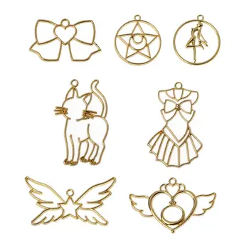 7Pcs Open Bezel Charm Blank Frame Pendant for UV Resin Crafts Jewelry Making
7Pcs Open Bezel Charm Blank Frame Pendant for UV Resin Crafts Jewelry Making