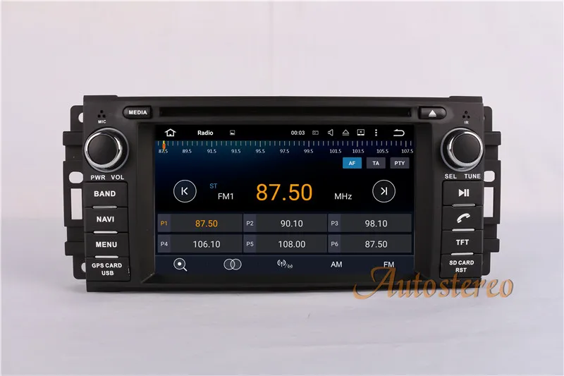 6.2 Inch Android 7.1 6.0 RAM 2G Car Stereo GPS Navigation Radio Car DVD Player Stereo For Jeep COMMANDER WRANGLER 2007-2013
6.2 Inch Android 7.1 6.0 RAM 2G Car Stereo GPS Navigation Radio Car DVD Player Stereo For Jeep COMMANDER WRANGLER 2007-2013