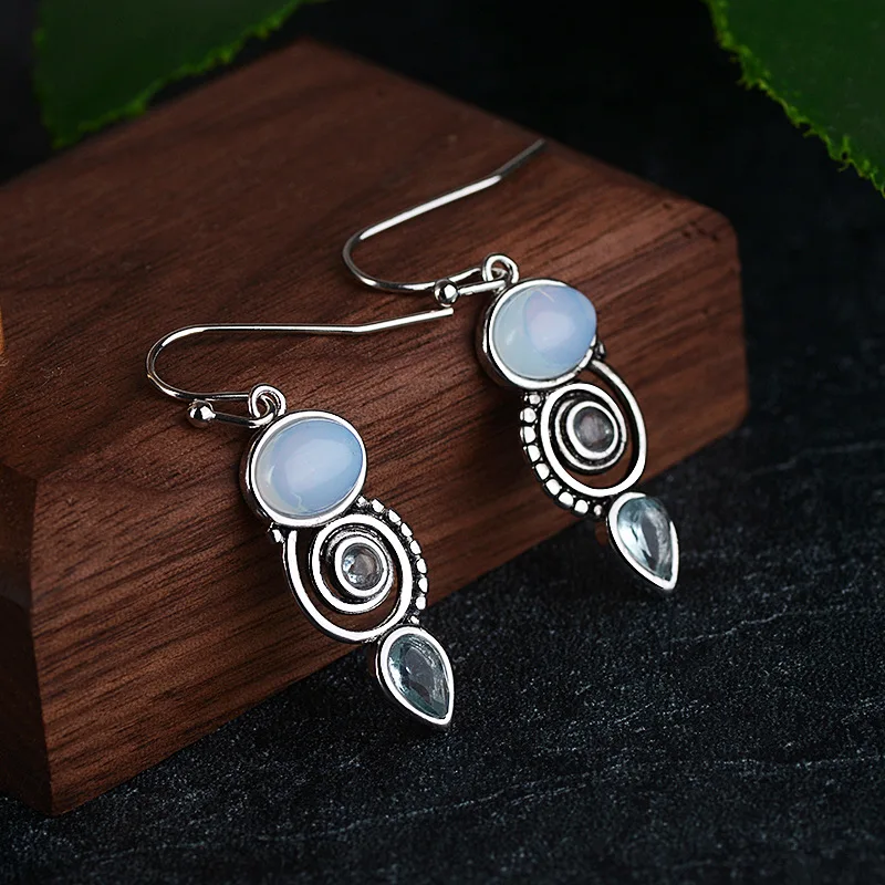 Vintage Sea Blue Crystal Water Drop Dangle Earrings For Women Drop Earrings Hanging Long Wedding Earring Jewelry Gifts Wholesale
Vintage Sea Blue Crystal Water Drop Dangle Earrings For Women Drop Earrings Hanging Long Wedding Earring Jewelry Gifts Wholesale