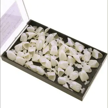 50Pcs/Box Durable Resin Temporary Teeth Crowns Orthodontic Braces Beauty Health Dental Synthetic Front Teeth Veneers Oral Care
50Pcs/Box Durable Resin Temporary Teeth Crowns Orthodontic Braces Beauty Health Dental Synthetic Front Teeth Veneers Oral Care