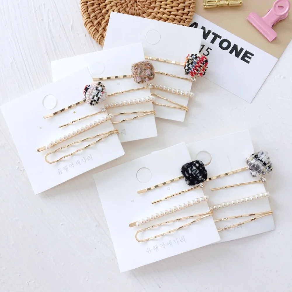 4pcs Fashion Hairpins Hair Accessories set for Women Girls Woollen cloth hair clips Elegant lady Hair Clips Barrette Headwear
4pcs Fashion Hairpins Hair Accessories set for Women Girls Woollen cloth hair clips Elegant lady Hair Clips Barrette Headwear