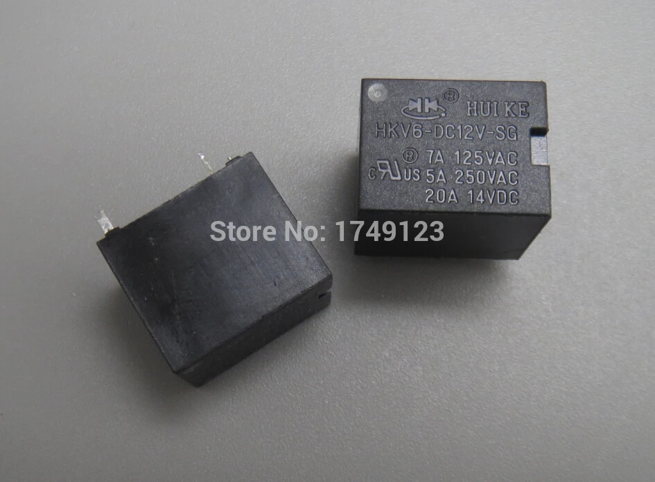 Бесплатная доставка 20 шт HKV6-DC12V-SG HKV6-DC12V HUIKE реле (используется) 12В HKV6 DC12V SG D |